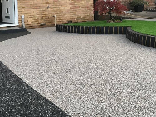 Resin bound driveway completed by Spot On Driveways